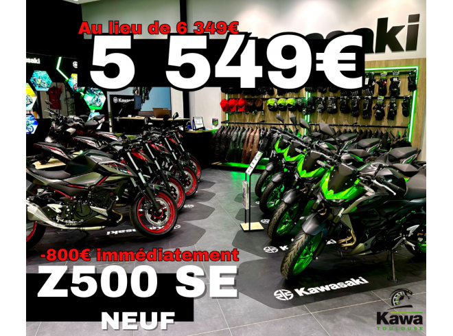 27 jours restants pour la Z500 SE à 5 549€
