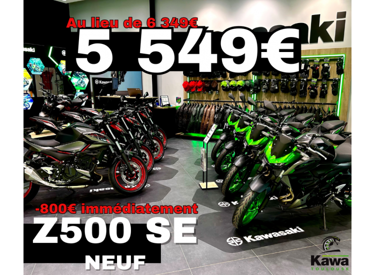 27 jours restants pour la Z500 SE à 5 549€